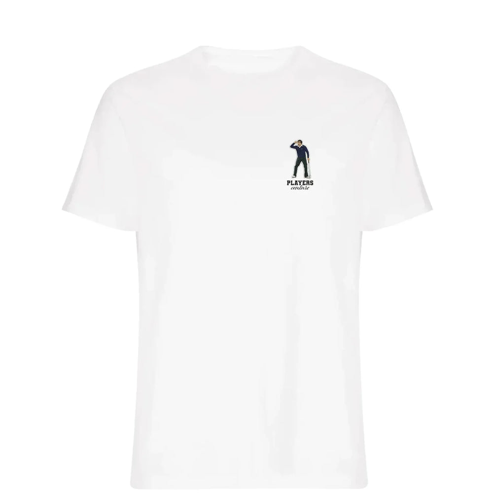 Seve Ballesteros t-shirt – white men's t-shirt featuring the Seve Ballesteros Players Couture logo