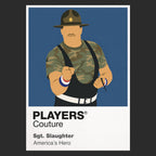 Sgt. Slaughter Wrestling Icon Frame Men's Hoodie