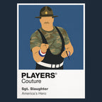 Sgt. Slaughter Wrestling Icon Frame Men's T-Shirt