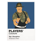 Sgt. Slaughter Wrestling Icon Frame Men's Hoodie