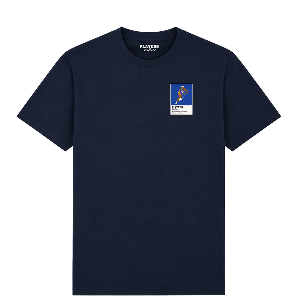 Shai Gilgeous-Alexander Thunder Basketball Icon Frame Men's T-Shirt