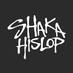 Shaka Hislop Logo Men's Hoodie – black close-up detail shot of the Shaka Hislop Players Couture logo design