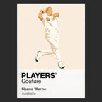 Shane Warne Cricket Icon Frame Men's T-Shirt