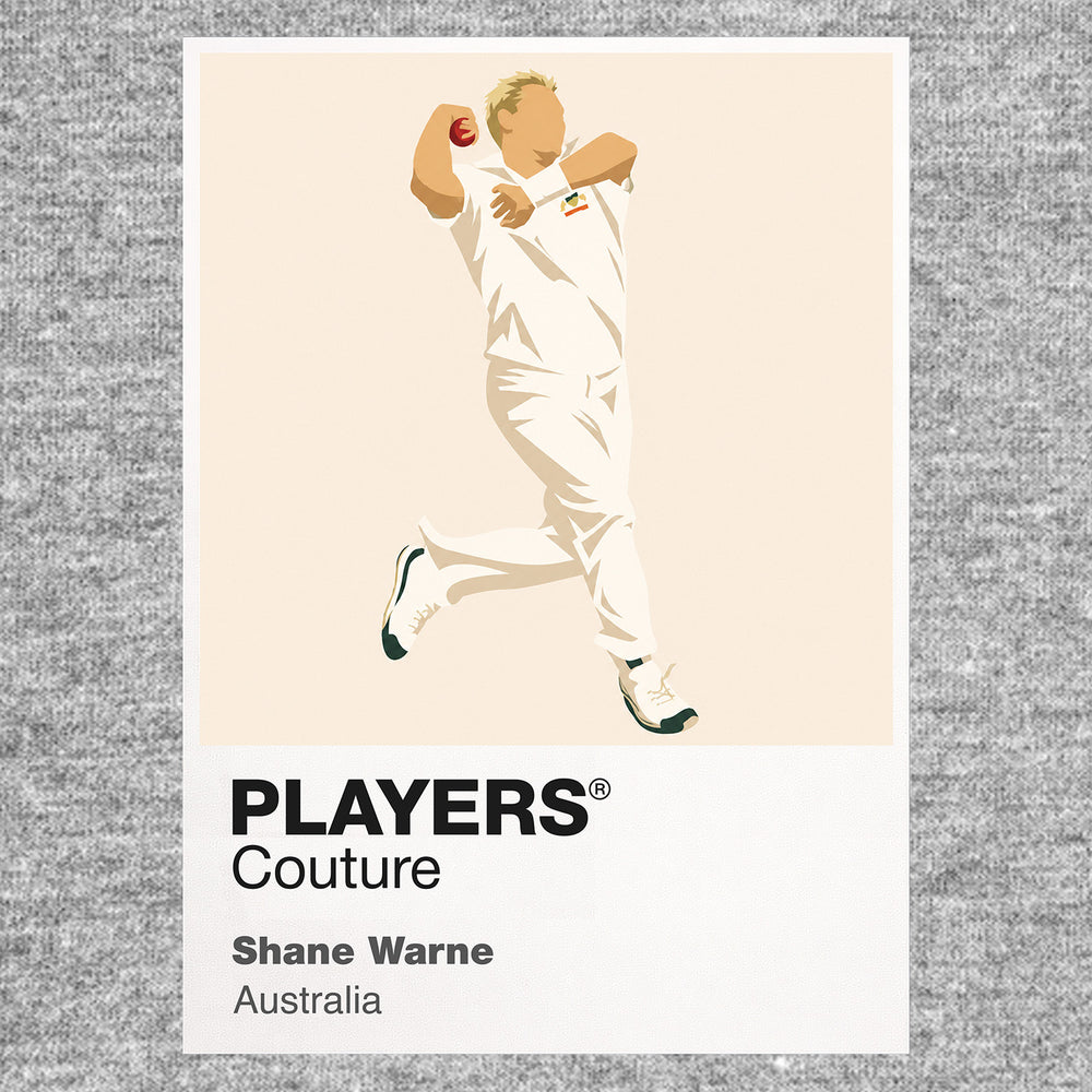 Shane Warne Cricket Icon Frame Men's T-Shirt