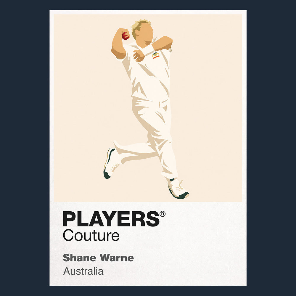 Shane Warne Cricket Icon Frame Men's T-Shirt