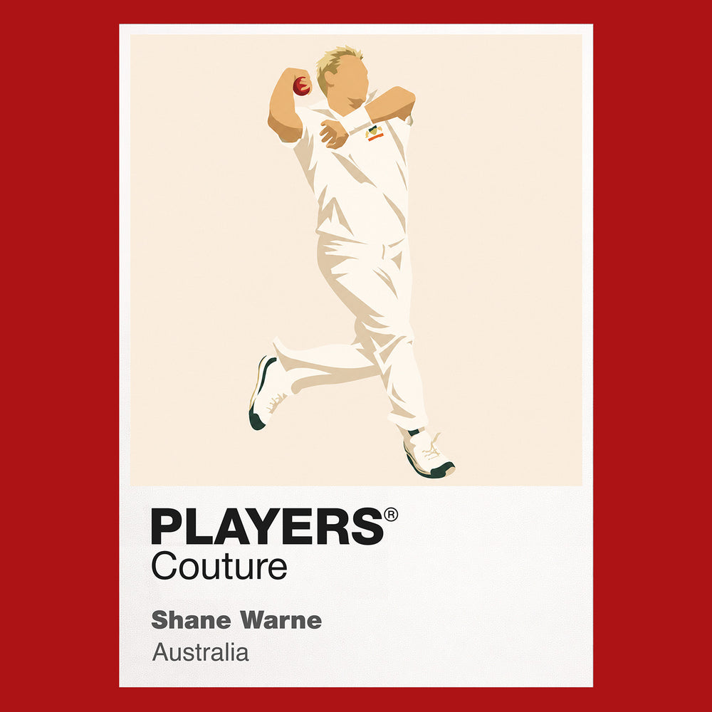 Shane Warne Cricket Icon Frame Men's T-Shirt