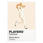 Shane Warne Cricket Icon Frame Men's Hoodie