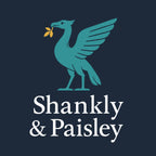 Shankly & Paisley Turquoise Logo Players Couture Men's Casual Hoodie