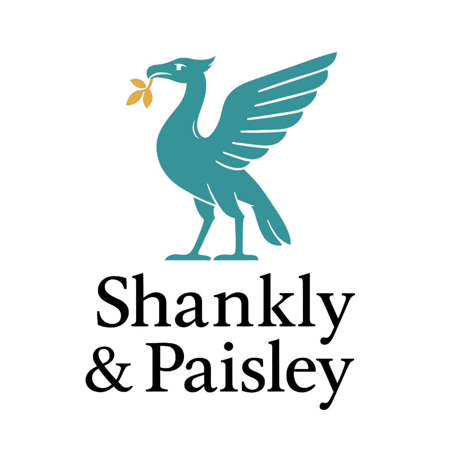 Shankly & Paisley Turquoise Logo Players Couture Men's Casual Hoodie