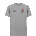 Shankly & Paisley Red Logo Players Couture Mens T-Shirt Gray