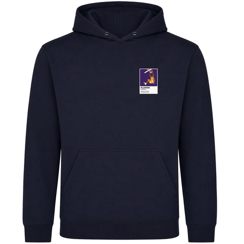 Shaquille O'Neal Lakers Basketball Icon Frame Men's Hoodie - Navy