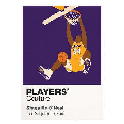 Shaquille O'Neal Lakers Basketball Icon Frame - Icon Design