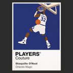 Shaquille O'Neal Magic Basketball Icon Frame Men's Hoodie