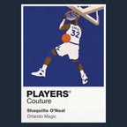 Shaquille O'Neal Magic Basketball Icon Frame Men's Hoodie