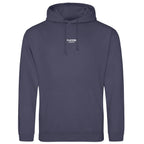 Essentials Collection hoodie – grey men's hoodie with black Essentials Collection letters and Players Couture logo on the