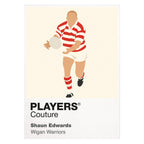 Shaun Edwards Wigan Warriors rugby league hoodie white