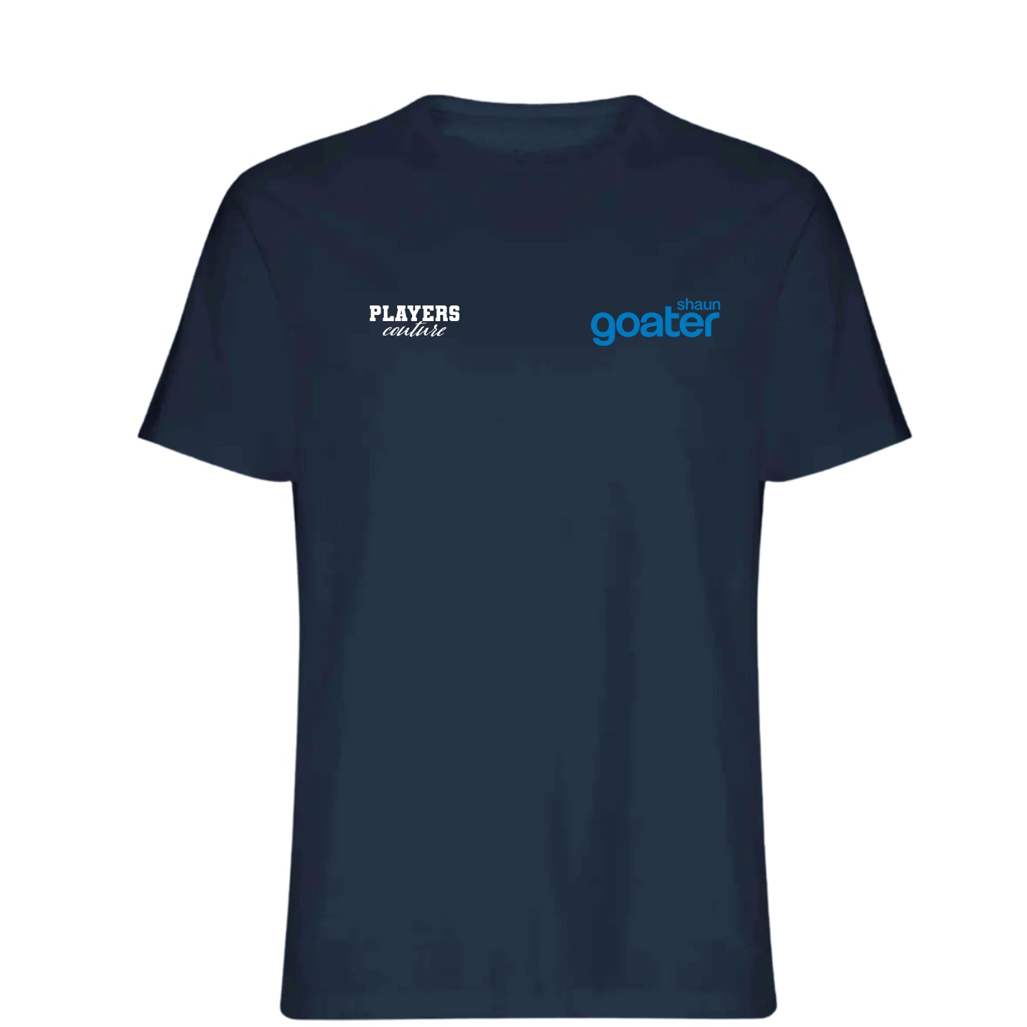 Shaun Goater Logo Players Couture Mens T-Shirt Navy