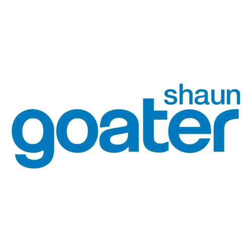 Shaun Goater Logo Men's T-Shirt – white close-up detail shot of the Shaun Goater Players Couture logo design
