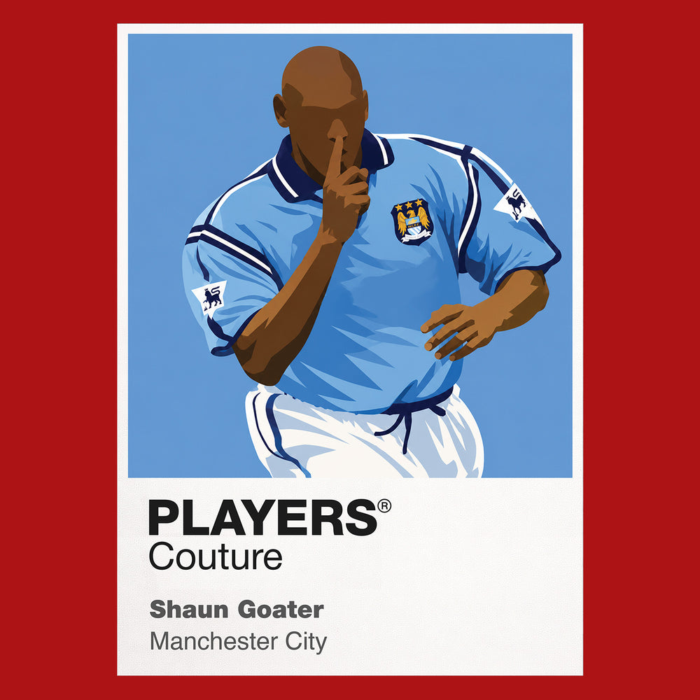 Shaun Goater Manchester City Icon Frame — Red