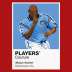 Shaun Goater Manchester City Icon Frame — Red