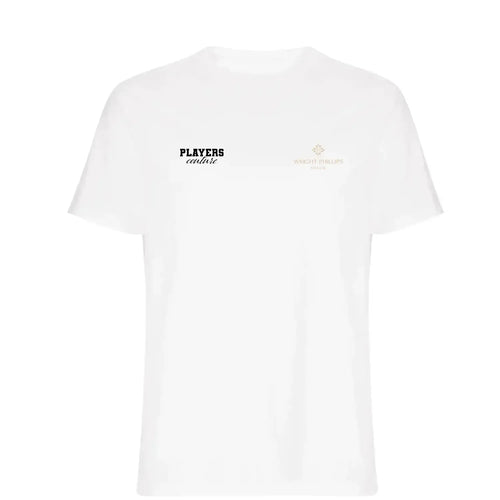 Shaun Wright Phillips t-shirt – white men's t-shirt featuring the Shaun Wright Phillips Players Couture logo