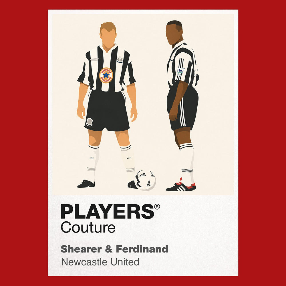 Shearer & Ferdinand Newcastle United Men's Hoodie - Red