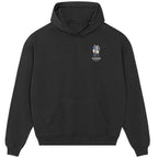 Shearer & Sutton hoodie – black men's hoodie featuring the Shearer & Sutton Players Couture logo