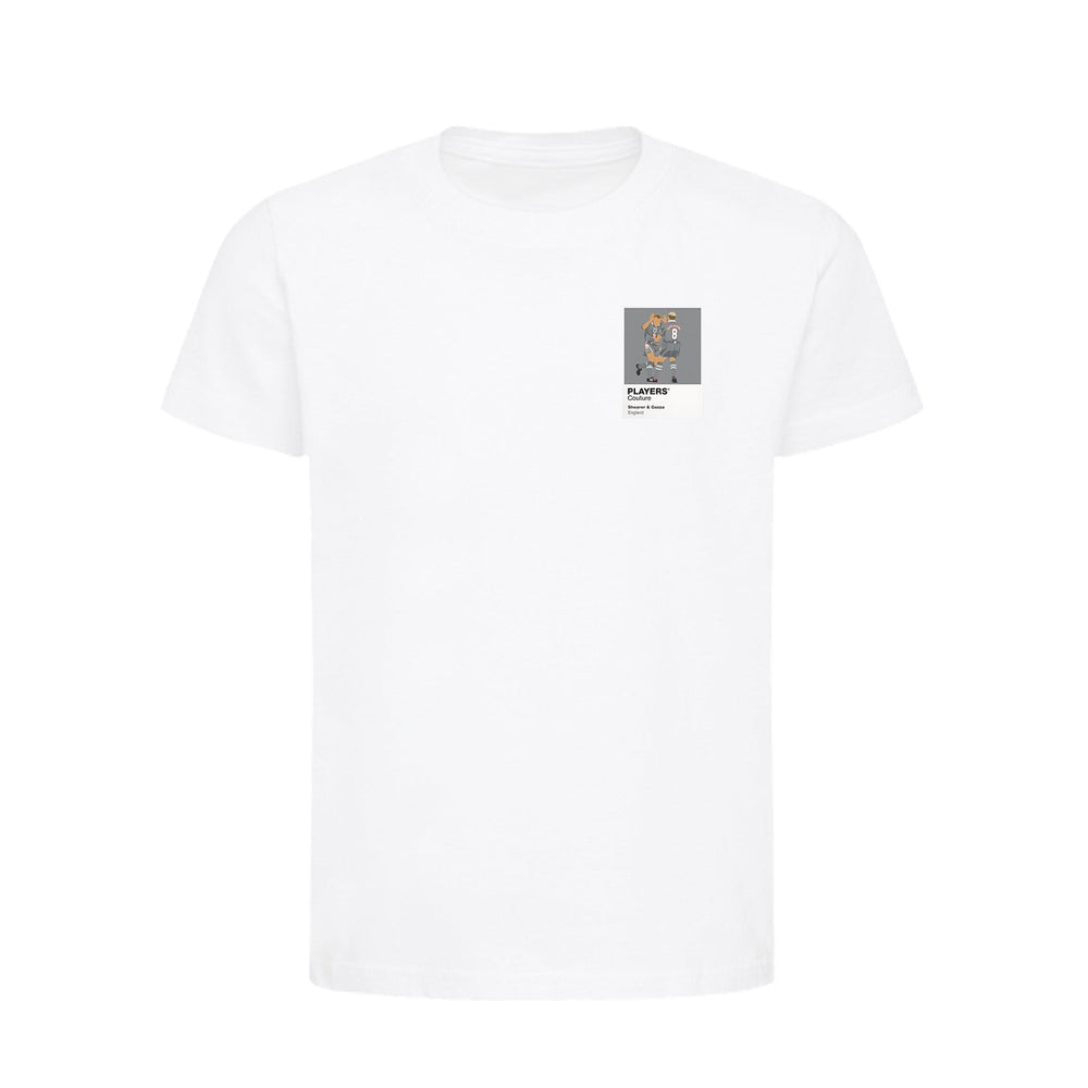 Shearer & Gascoigne Players Couture Kids White T-Shirt