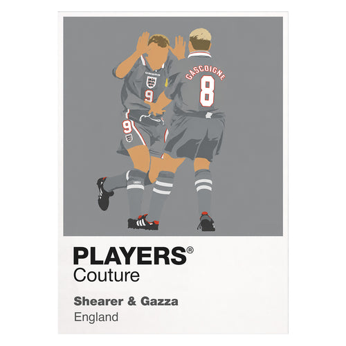 Shearer & Gascoigne Players Couture Frame White