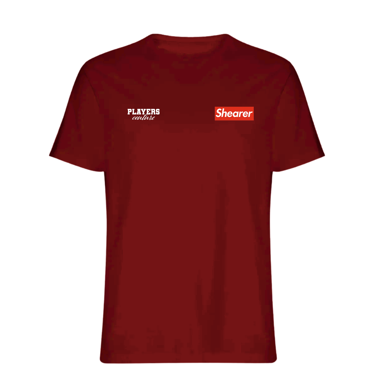 Alan Shearer Logo Players Couture Mens T-Shirt Red