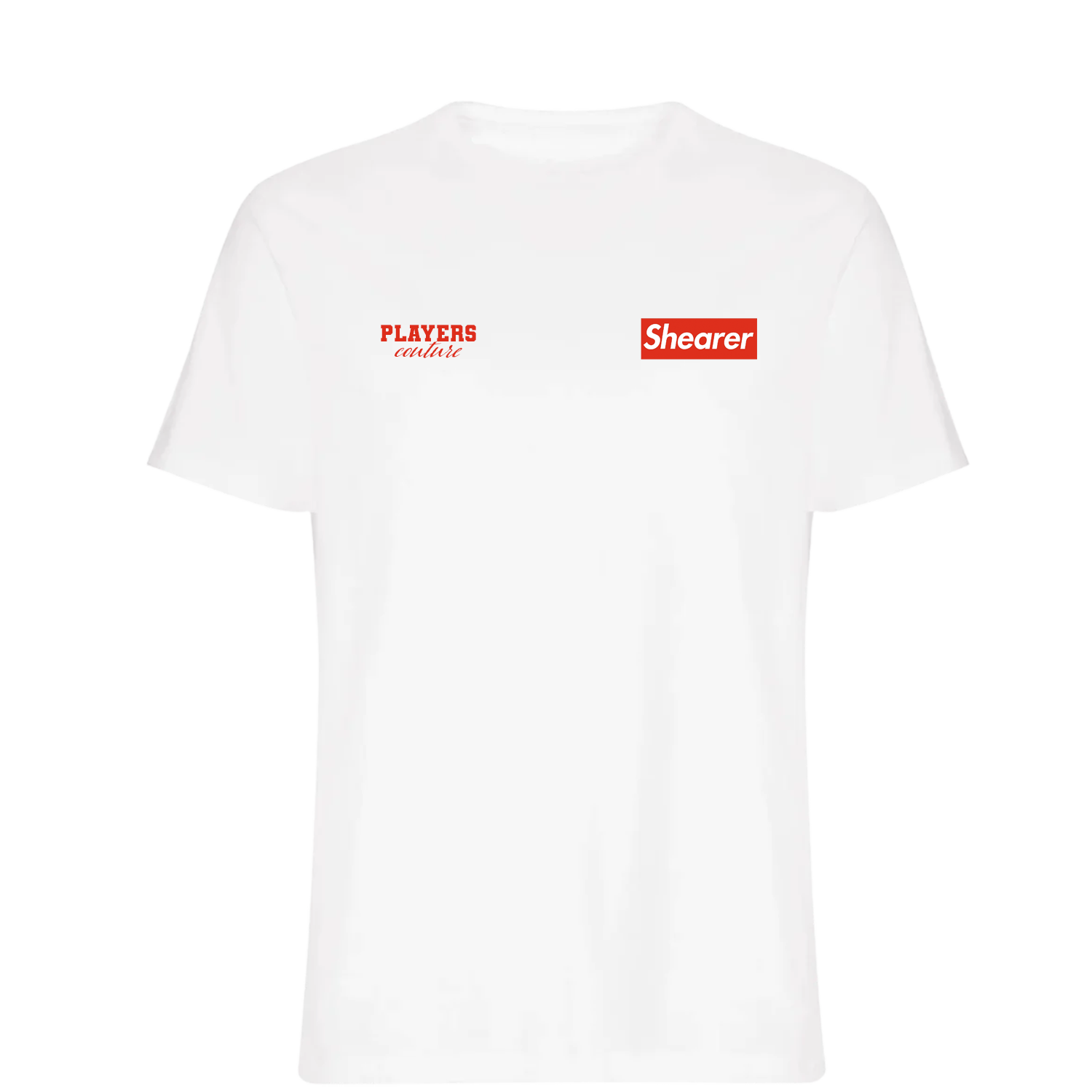 Alan Shearer Logo Players Couture Mens T-Shirt White