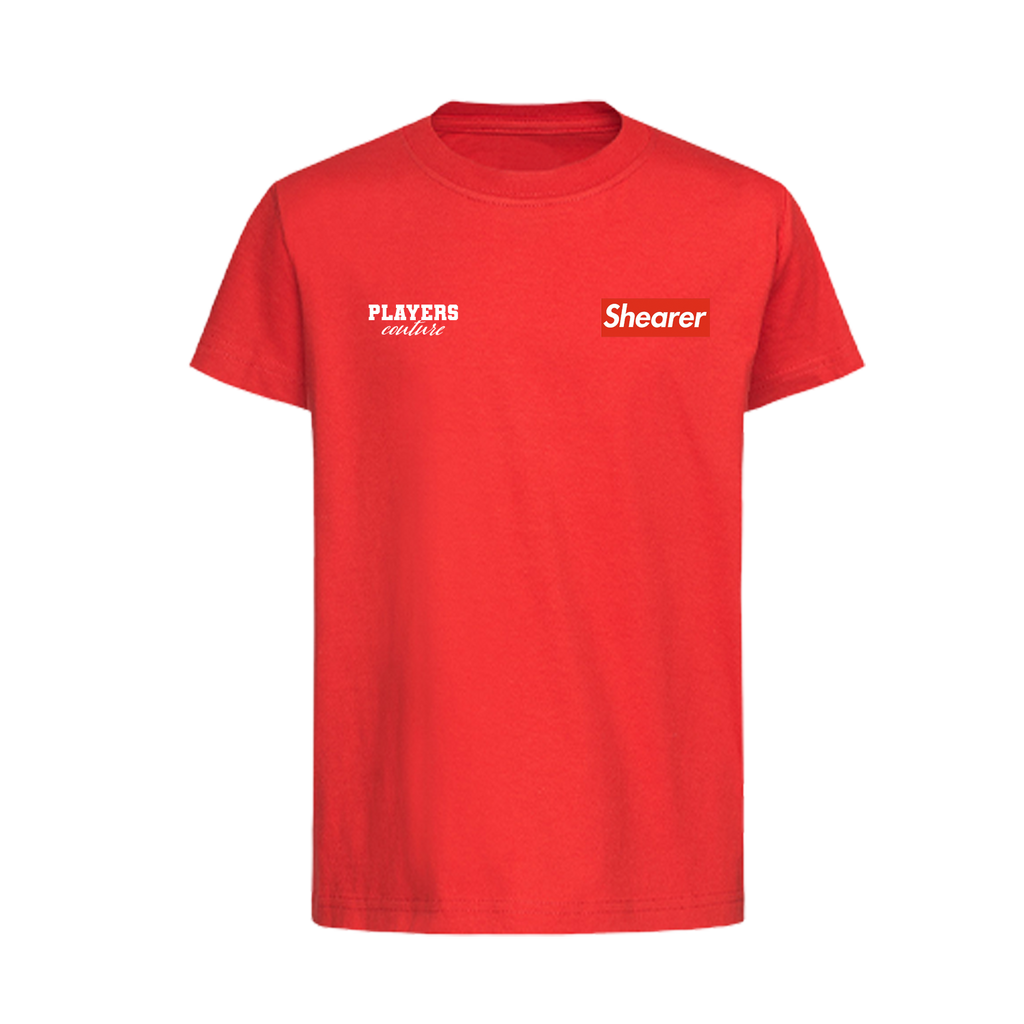 Alan Shearer Red Logo Players Couture Kids T-Shirt