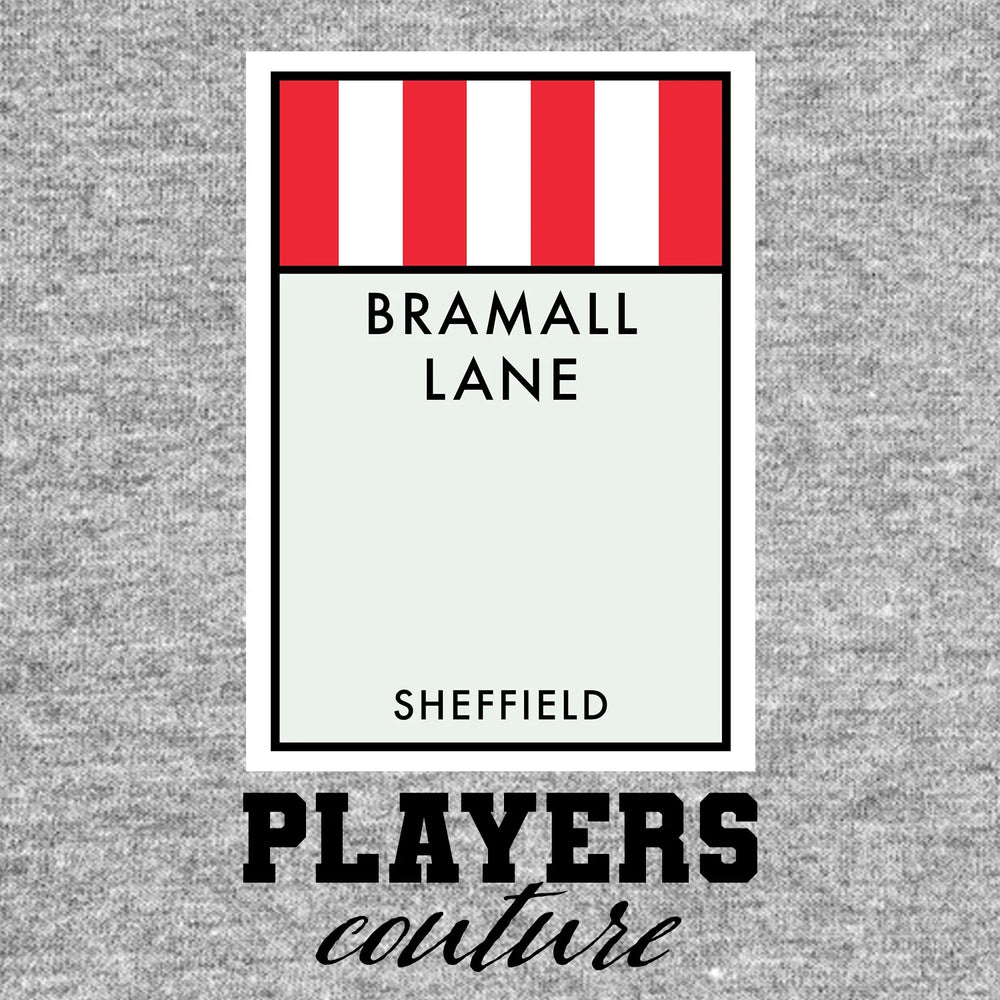 Sheffield United Monopoly Card Players Couture Mens T-Shirt - White / S | Football, Men's, Monopoly Card Collection, Sheffield United, T-Shirts, Volume 2