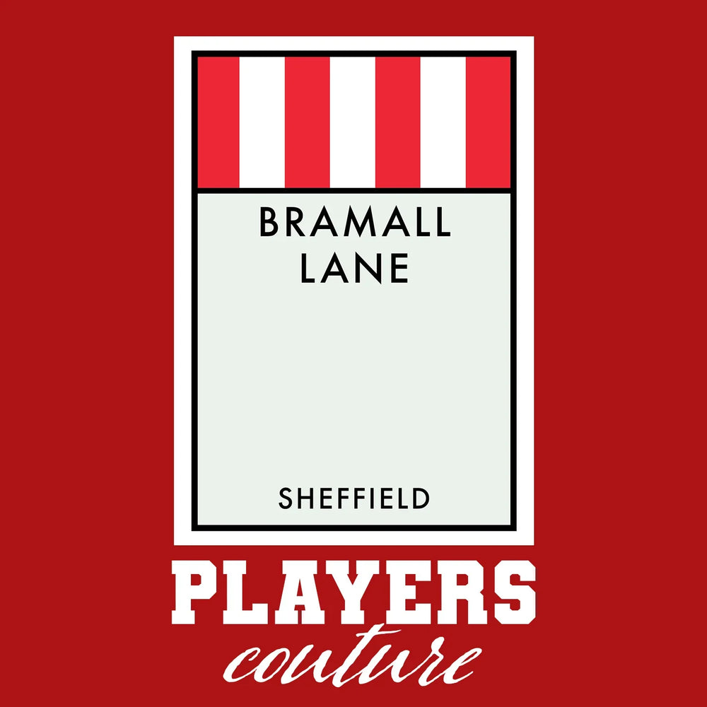 Sheffield United Monopoly Card Players Couture Mens T-Shirt - White / S | Football, Men's, Monopoly Card Collection, Sheffield United, T-Shirts, Volume 2