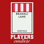 Sheffield United Monopoly Card Players Couture Mens T-Shirt - White / S | Football, Men's, Monopoly Card Collection, Sheffield United, T-Shirts, Volume 2