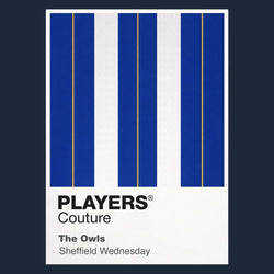 Sheffield Wednesday Classic Football Shirt Colours Frame - Icon Design