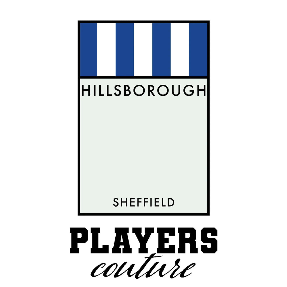 Sheffield Wednesday Monopoly Card hoodie – white men's hoodie with black Sheffield Wednesday Monopoly Card letters and