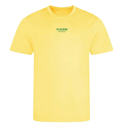 Essentials Collection t-shirt – green men's t-shirt with white Essentials Collection letters and Players Couture logo on the