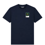 Shergar horse racing T-shirt – mens navy tshirt view