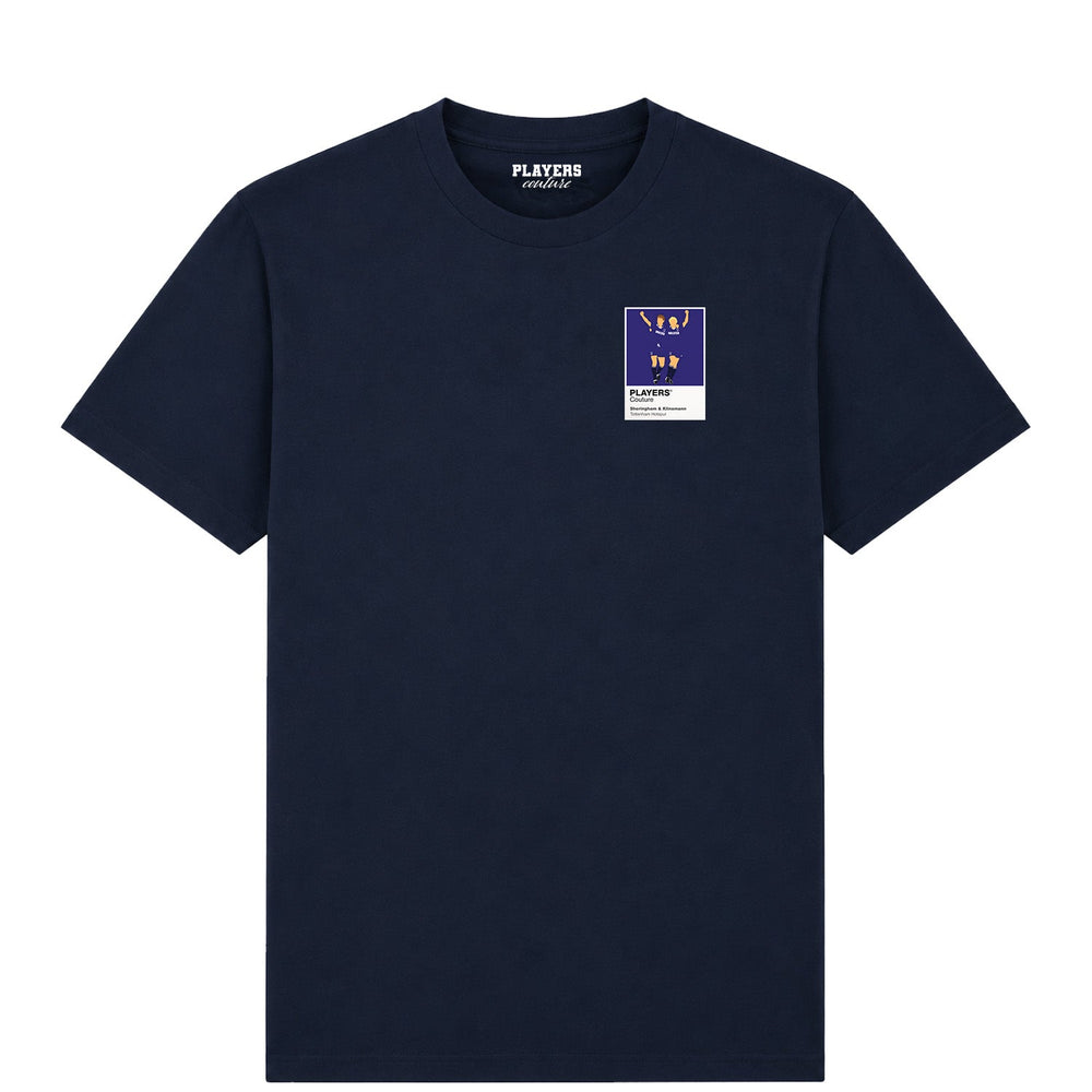 Sheringham and Klinsmann Tottenham Hotspur men's T-shirt in navy