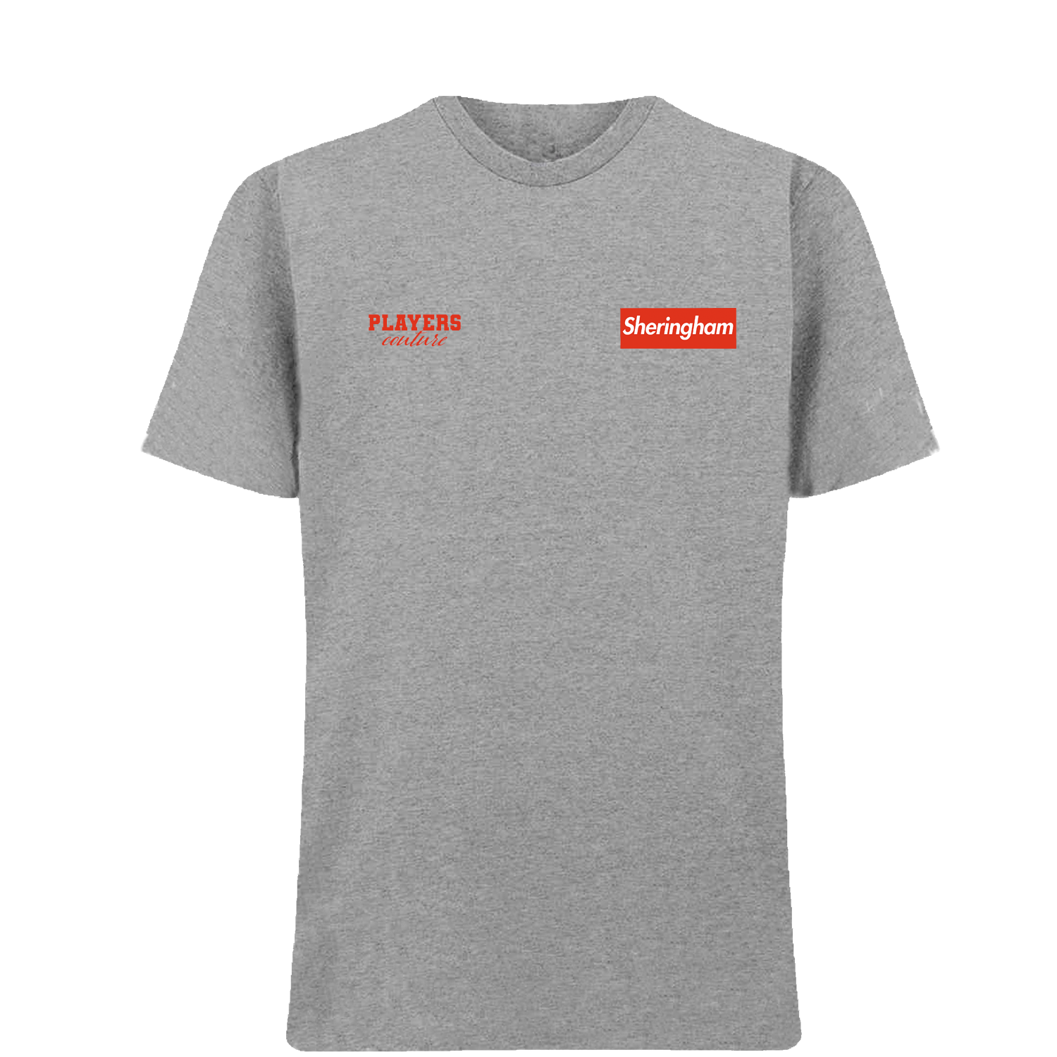 Teddy Sheringham Logo Players Couture Mens T-Shirt Gray