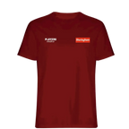 Teddy Sheringham t-shirt – red men's t-shirt featuring the Teddy Sheringham Players Couture logo
