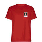 Andriy Shevchenko 7 Football t-shirt – red men's t-shirt featuring the Andriy Shevchenko 7 Football Players Couture logo