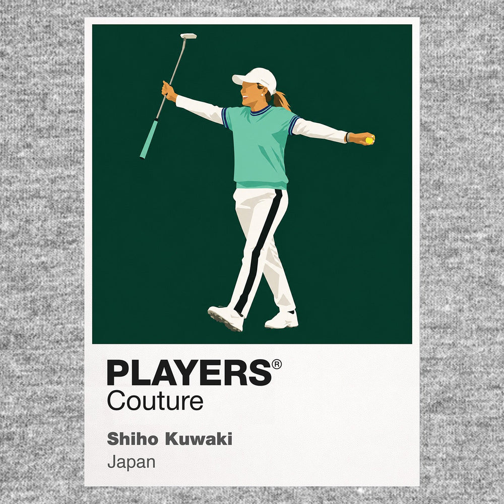 Shiho Kuwaki Golf Icon Frame Men's Polo Shirt – image 20