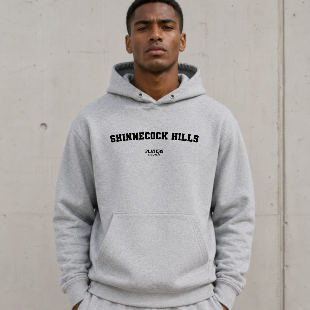 Shinnecock Hills Men's Hoodie in Gray - Players Couture Fan Fashion