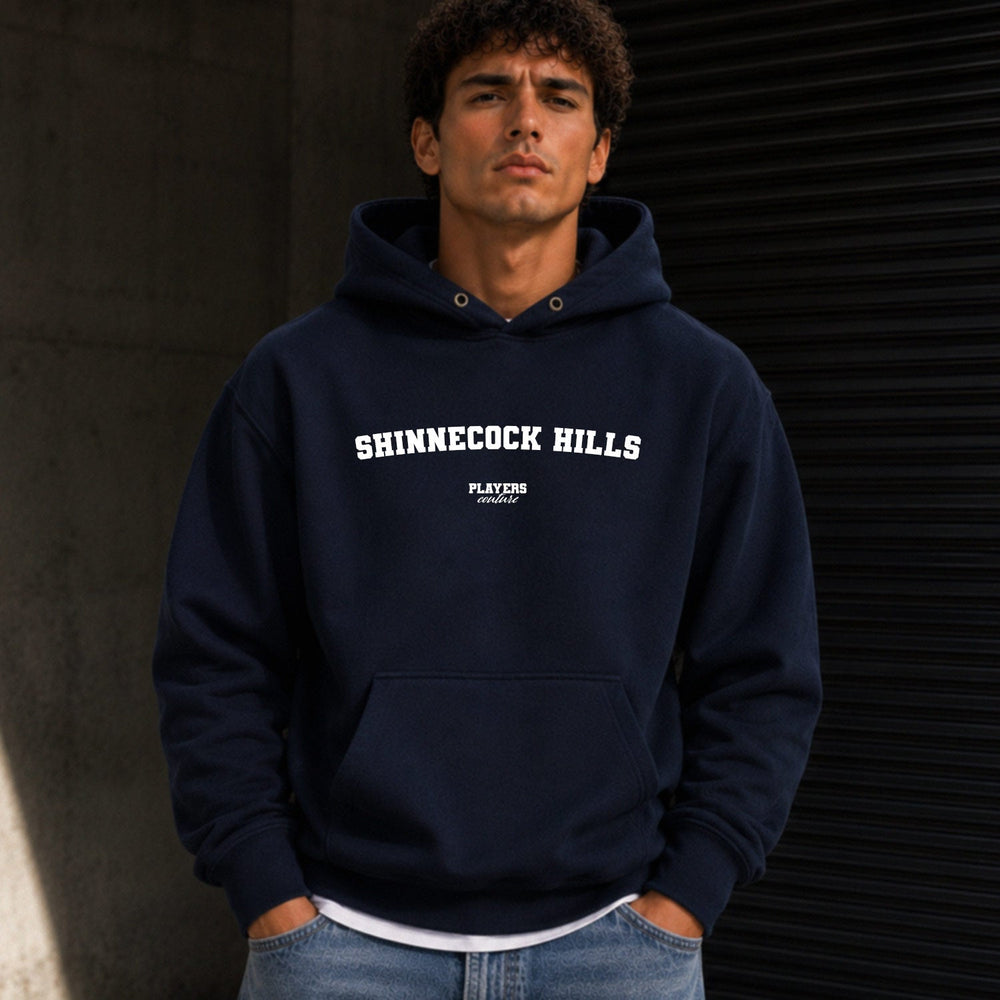 Shinnecock Hills Men's Hoodie in Navy - Players Couture Fan Apparel