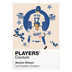 Shohei Ohtani Dodgers Design Baseball Icon Frame - Icon Design