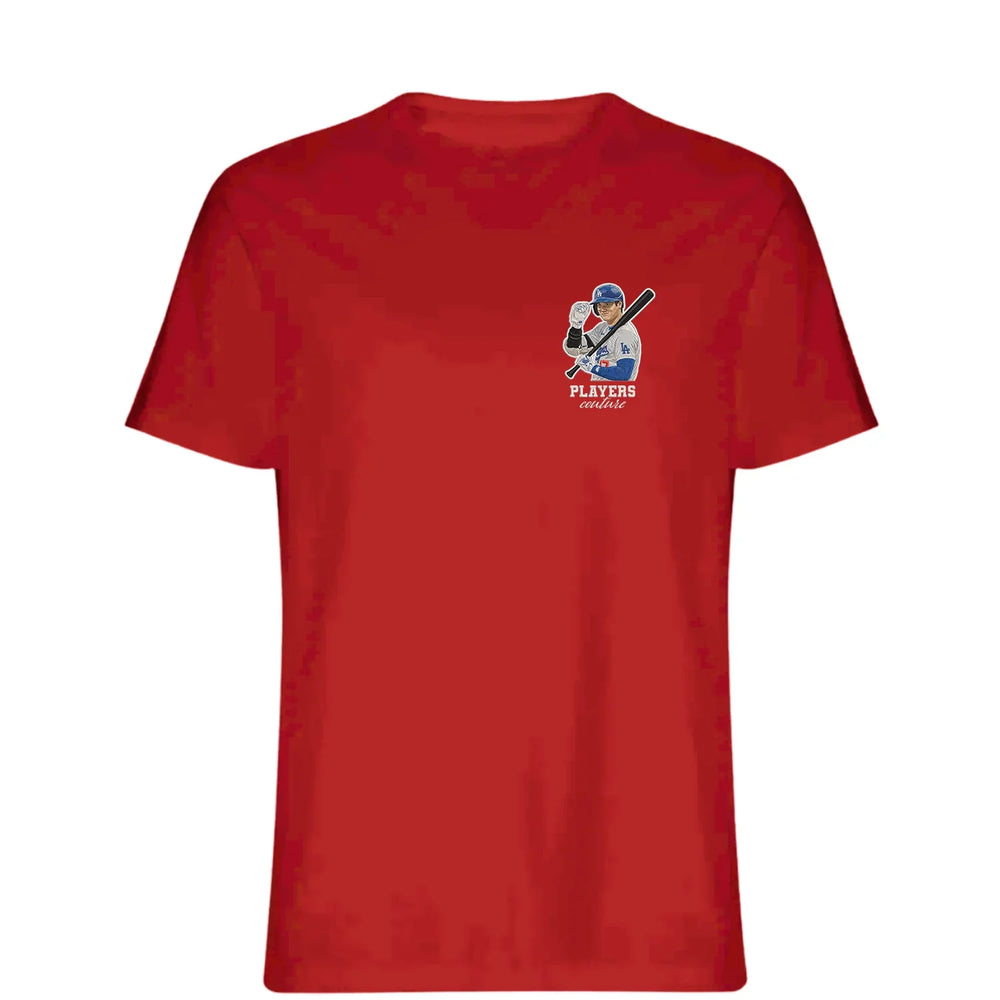 Shohei Ohtani t-shirt – white men's t-shirt featuring the Shohei Ohtani Players Couture logo