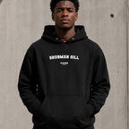 Shubman Gill name-print hoodie - black