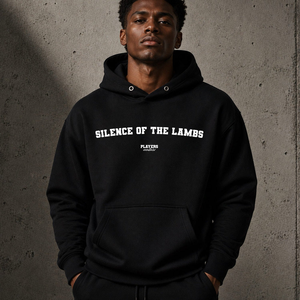 Silence Of The Lambs name-print hoodie - black